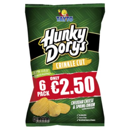 Picture of Tayto Hunky Dorys C&O 150g 6pk PM€2.50 x16